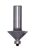 Amana Tool - 49405 Carbide Tipped Chamfer 45° x 3' Dia x 1-1/8' x 1/2 Shank