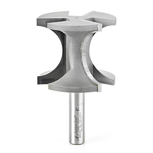 Amana Tool - 51566 Carbide Tipped Bullnose 3/4 Radius x 2-3/8 Dia x 2' x 1/2 Shank