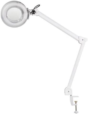 Magnifying Lamp w. Table Clamp - 3 diopter 5' diameter lens