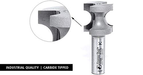 Amana Tool - 51566 Carbide Tipped Bullnose 3/4 Radius x 2-3/8 Dia x 2' x 1/2 Shank
