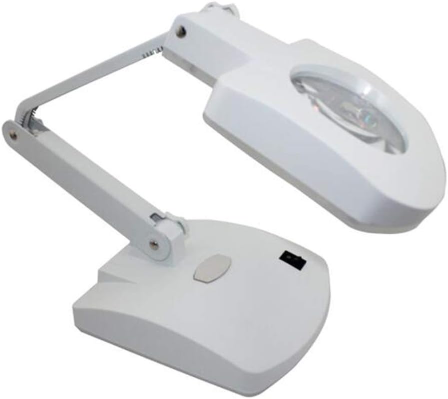 Magnifying Glass Lamp 56LED,3D,8D Lens –85mm Magnifier Light, Adjustable Swivel Arm,Height for Desk, Table, Task, Craft, Jewelry,Sewing,Workbeh A/A