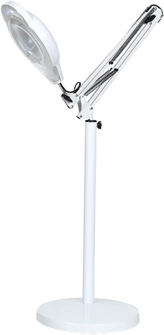 8X Beauty Magnifying Lamp, Flexible Adjustable Swivel Arm Beauty Salon Cold Light Tattoo Lamp Light for Skincare Beauty Manicure Tattoo Salon Spa