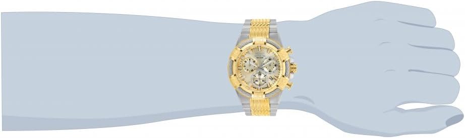 Invicta Men's Bolt Quartz Watch with Two-Tone-Stainless-Steel Strap, 16