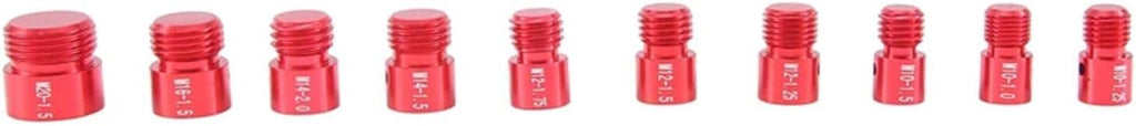 VARNOK Nut and Bolt Thread Checker A96I - Nut and Bolt Thread Checker and Metric Nut and Bolt Identification Gauge Set, 36 Male/Female Nut and Bolt Size Gauges