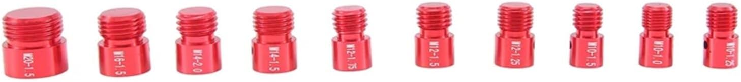 VARNOK Nut and Bolt Thread Checker A96I - Nut and Bolt Thread Checker and Metric Nut and Bolt Identification Gauge Set, 36 Male/Female Nut and Bolt Size Gauges