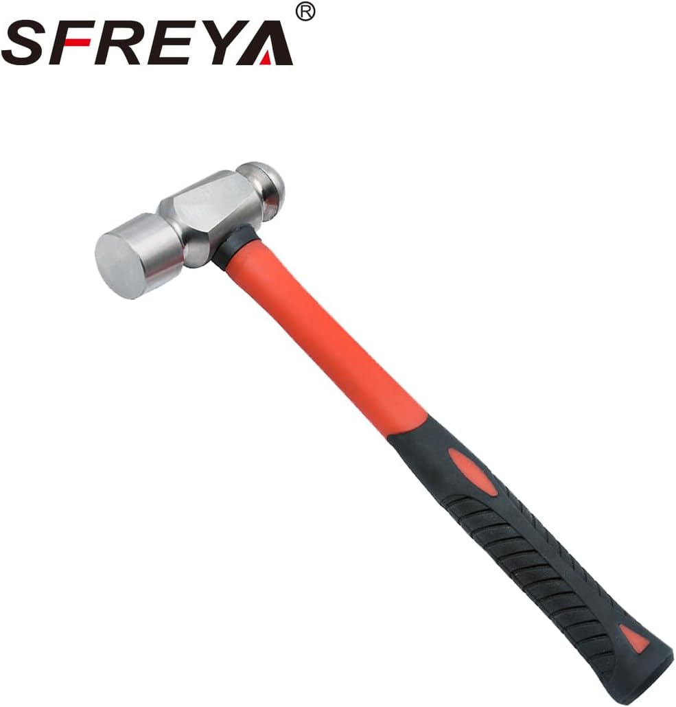 Titanium Ball Pein Hammer, with Plastic Handle, MRI Non-magnetic Tools, Light Weight, High Strength, Corrosion Resistant, Durable, Drop-forged, Industrial Grade, T1082 (Head 680g)