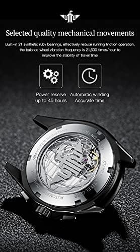 OLEVS Men's Waterproof Watches Stainless Steel Waterproof Chronograph Wrist Watches Luxury Dress White Luminous Big Face Analog Quartz Male Watches