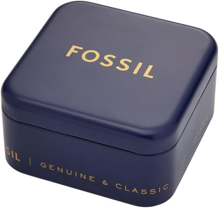 Fossil Women's Watch Ring, Quartz Stainless Steel Two-Hand Ring Watch for Women