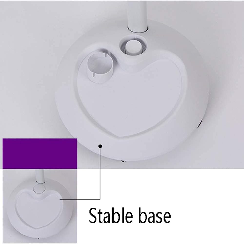 Magnifying Glass,Magnifier Floor Standing Magnifying Lamp Adjustable Swivel Arm 8X Magnifier Lamp Light for Skincare Beauty Manicure Tattoo Salon Spa with Rolling Floor Stand