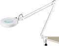 Magnifiers, 30 Led Clamp Lamp,5X Magnifier Lens,Metal Hose Adjustable Swivel Arm Clamp Light for Desk, Table,Craft,Sewing