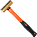 Nixalith Ball Pein Hammer, 13 Inches(Length 340mm), 128-Millimeter Brass Head and Fiberglass Handle,48-Ounce Jewelry-Making Tool Brass Mallet Hammer 1360g