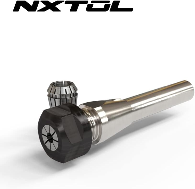 NXT-10140 Router Bit Spindle Adapter for Delta 3HP Shapers | Includes 1/4' and 1/2' ER20 collets| No slip, Improved Life, Easy cutter extraction | Made in U.S.A