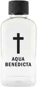 Custom 100cc Round Plastic Bottles - 3.4 oz Holy Water Favors with Minimalist Black or White Caps - Personalized Labels - Ideal for Confirmation Gifts & First Holy Communion Keepsakes (200)
