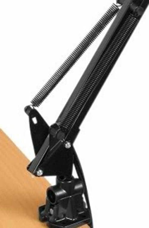 for Clamp On Table Swing Arm Lighted Magnifier Magnifying Hobby Desk Work Lamp Light