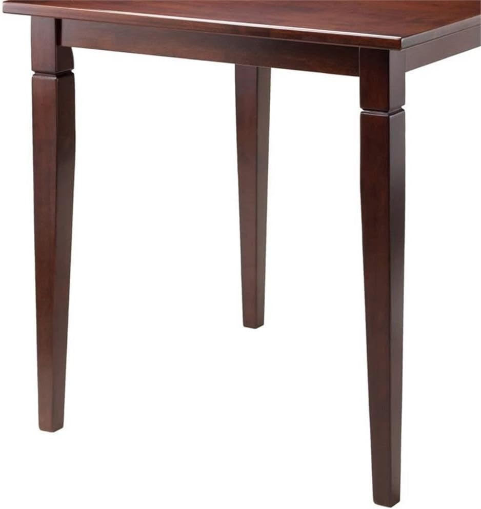 Winsome Kingsgate Dining Table, 29' in Walunt, Sturdy & Stylish Rectagular Table for Eating & Working in Office, Kitchen, Dining Room, Classic Home Decor Furniture