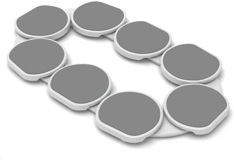 Light Gray- The Lazy Susan Revolution - The First Patented Lazy Susan Turntable Expandable for Rectangular & Oblong Tables - Kitchen & Dining Tables - Great Gift! Parties & Gatherings