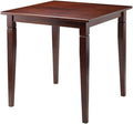 Winsome Kingsgate Dining Table, 29' in Walunt, Sturdy & Stylish Rectagular Table for Eating & Working in Office, Kitchen, Dining Room, Classic Home Decor Furniture