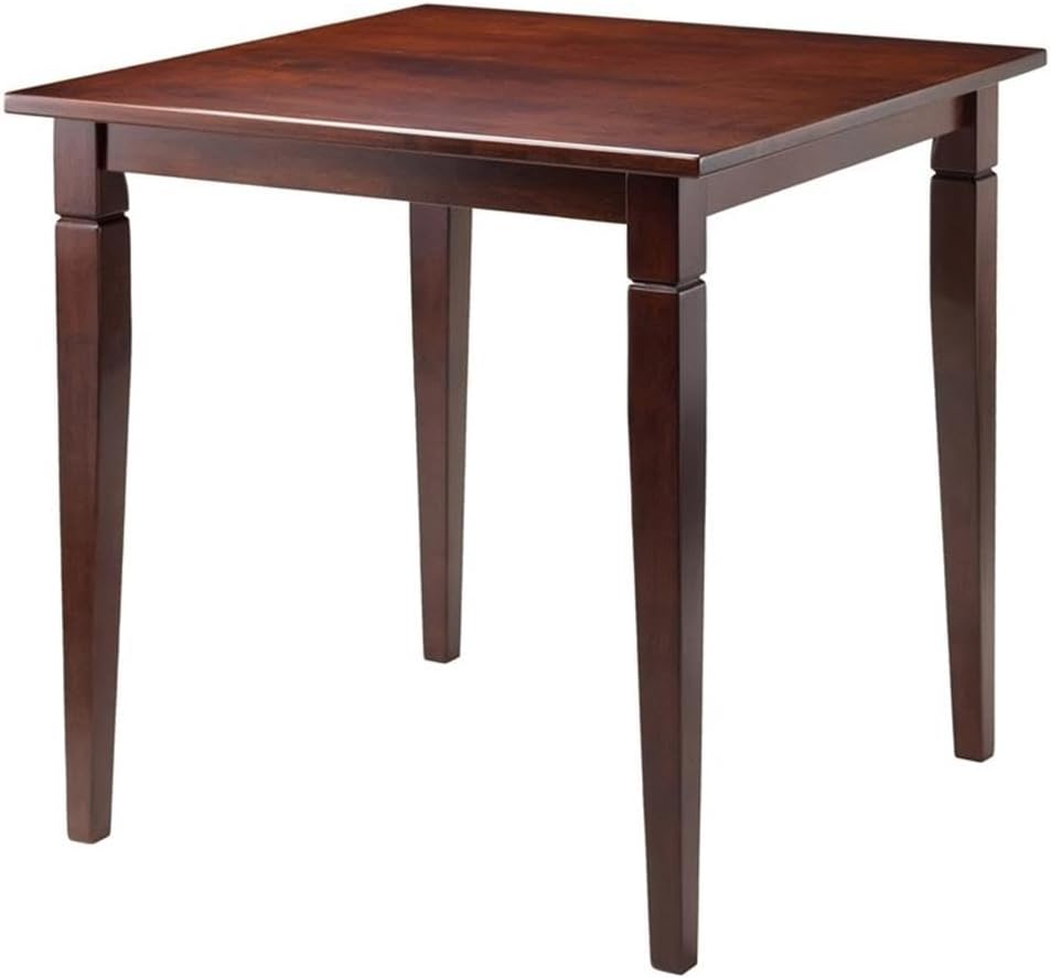 Winsome Kingsgate Dining Table, 29' in Walunt, Sturdy & Stylish Rectagular Table for Eating & Working in Office, Kitchen, Dining Room, Classic Home Decor Furniture