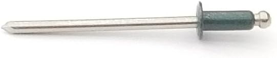 EAGLE 1: Stainless steel Rivets 1/8' x 1/4' (#43) (1000, Emerald Green)
