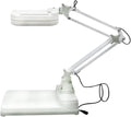 10 x Magnifier Lamp Benchtop Magnifying Lamp LED Magnifying Lamp with Stand 4.4 * 7 inch 110V 22W White for Reading Circuit Board Testing Stamp Collecting