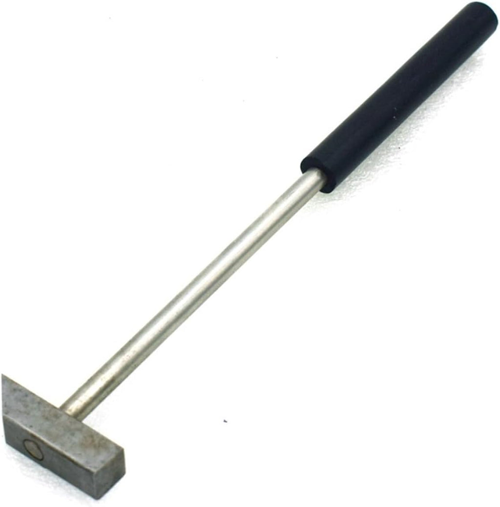 Hammers Jewelry Stainless Steel Hammer Black Rubber Handle Hammer for Jewelry Making Repair Tools