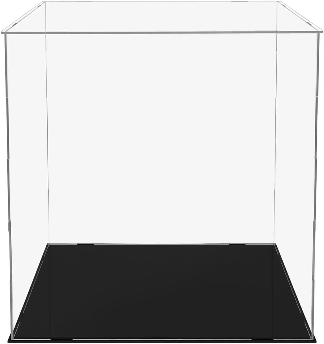 12 14 16 18 20 22 24 26 28 Inch Trophy Holder Clear Acrylic Display Case Assemble Box with Black Base, Dustproof Storage for Souvenirs & Awards(40x40x30cm/16x16x12in)