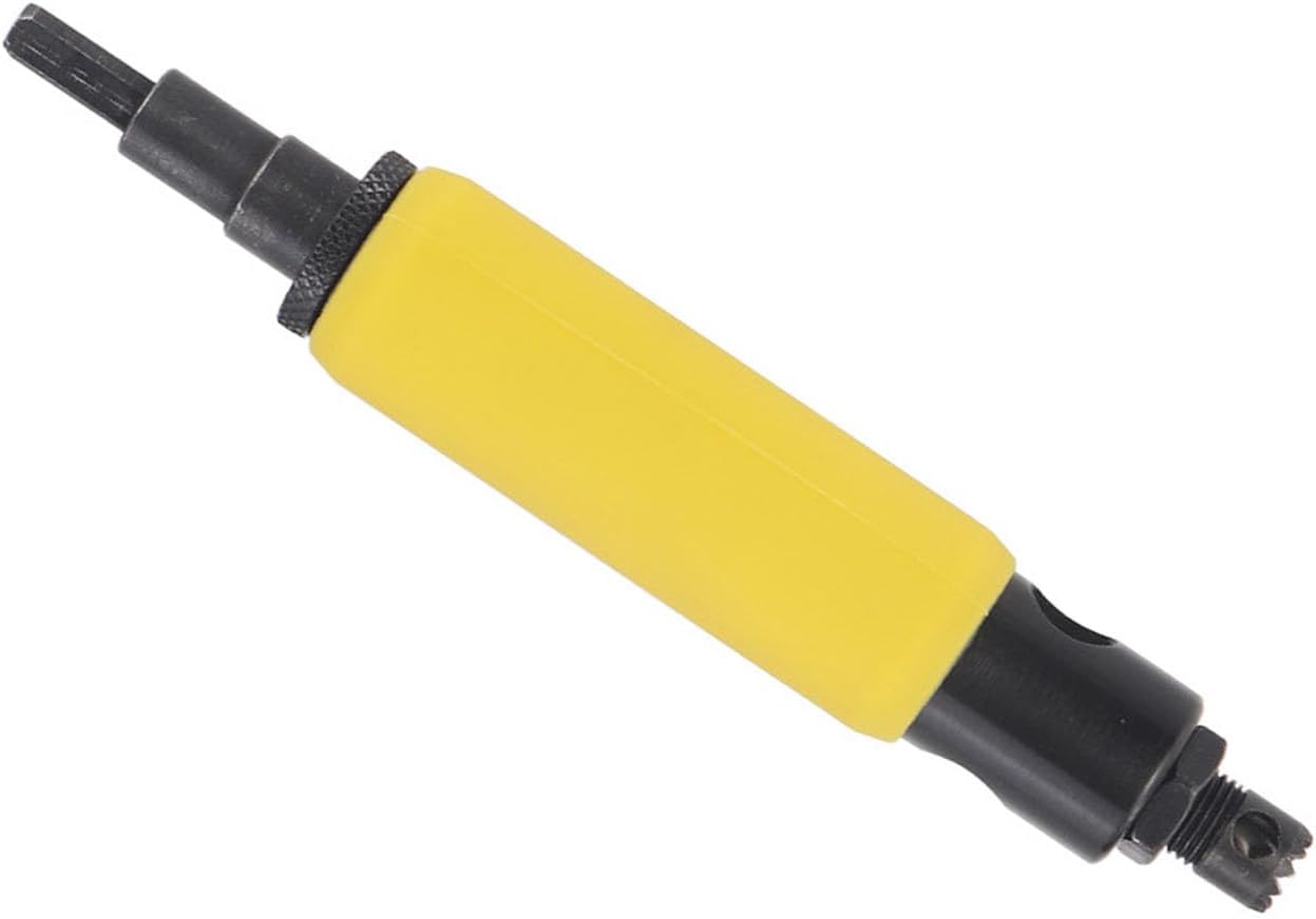 Rivet Removal Tool Electric Drill Blind Rivet Removal Kit 1/8 5/32 3/16 7/32 1/4 Inch Rivets Yellow