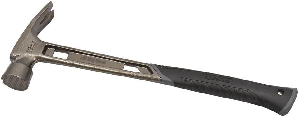 Big Horn 15152 16 Oz Tiger Titanium Framing Hammer With Straight Handle