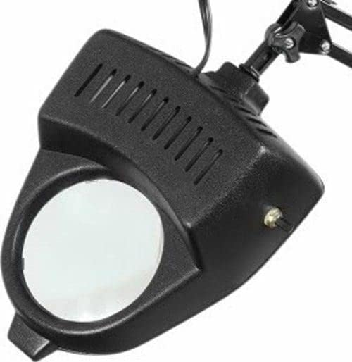 for Clamp On Table Swing Arm Lighted Magnifier Magnifying Hobby Desk Work Lamp Light
