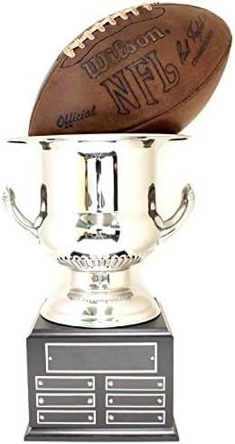 SHOP AWARDS AND GIFTS Perpetual Silver Wine Cooler Trophy on Black Base with 30 Name Plates