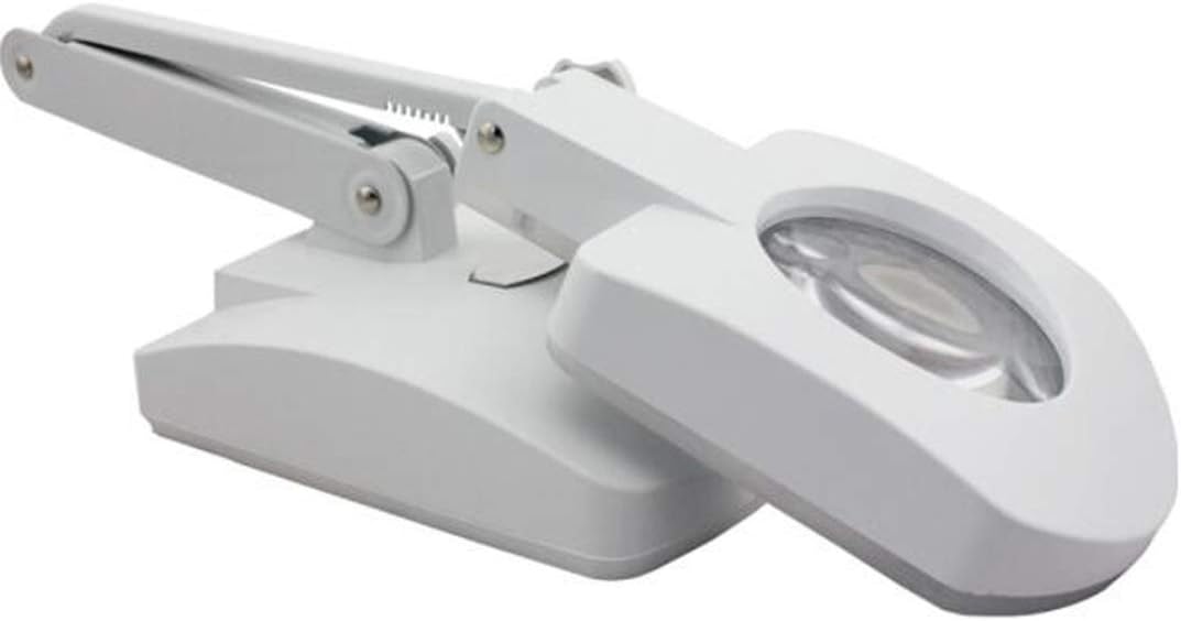 Magnifying Glass Lamp 56LED,3D,8D Lens –85mm Magnifier Light, Adjustable Swivel Arm,Height for Desk, Table, Task, Craft, Jewelry,Sewing,Workbeh A/A