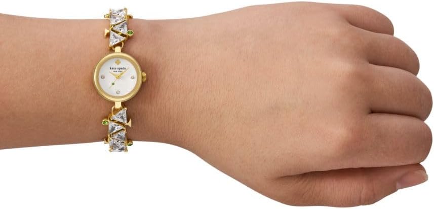 kate spade new york Monroe Jewelry-Inspired Women's Watch with Stainless Steel Bracelet