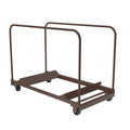 Correll Table Truck for 4', 5' and 6' Round Folding Tables, Holds up to 7-10 Tables, Edge Stacking, 28'x55', Commercial Duty Steel Construction