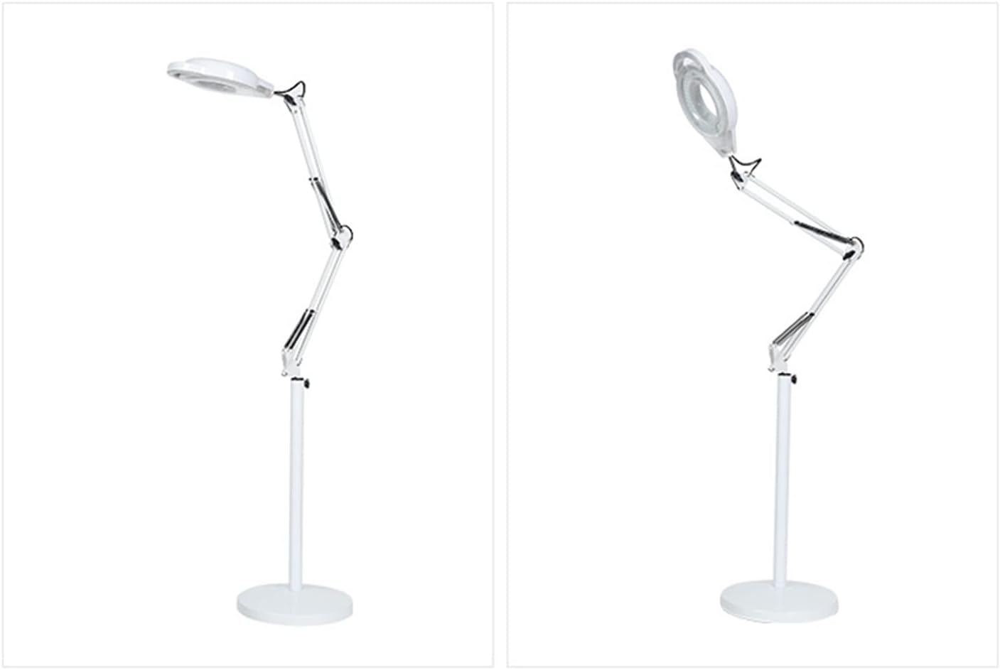 8X Beauty Magnifying Lamp, Flexible Adjustable Swivel Arm Beauty Salon Cold Light Tattoo Lamp Light for Skincare Beauty Manicure Tattoo Salon Spa