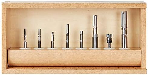 Amana Tool - AMS-600 8-PC Flush Trim Plunge Template with Upper Ball Bearing Guide Router