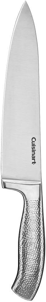 Cuisinart Classic High-Carbon Hammered Stainless Steel Forged Knife Set With Sheath Blade Gaurds (17-Piece Set)