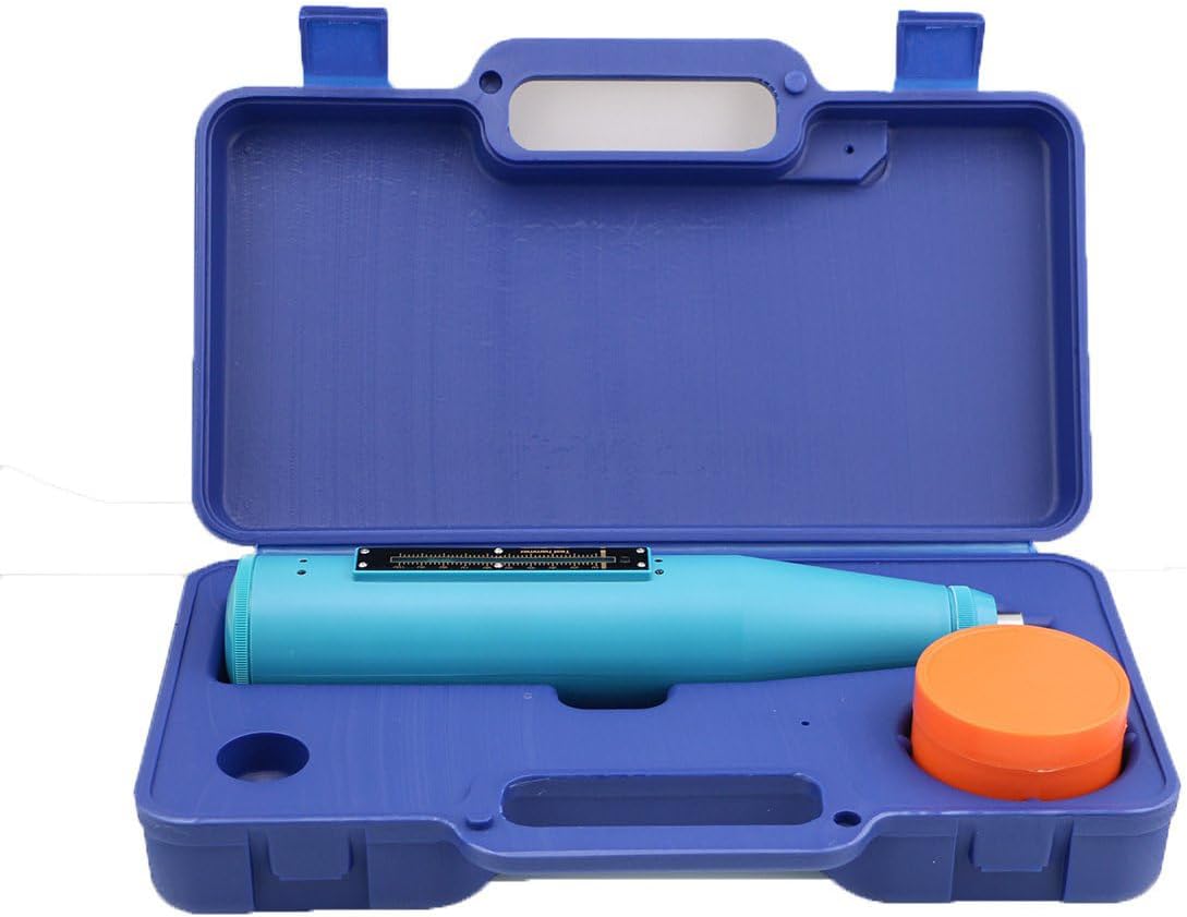 Concrete Rebound Hammer Tester Portable Schmidt Hammer Resiliometer Test Meter with the Scope of 10 to 60Mpa for Building Panels Beams Columns Bridges Test