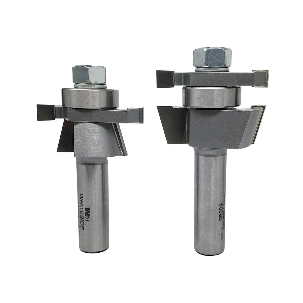 Whiteside 6008 15 Degree Shaker Stile & Rail Router Bit: 1 Inch Cutting Length, 1/2 Inch Shank, 1-5/8 Inch Large Diameter