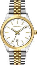 Roberto Marino Men's Luxury Watch – Gold Stainless Steel, Japanese Quartz, Blue Dial, 3 ATM Water Resistant