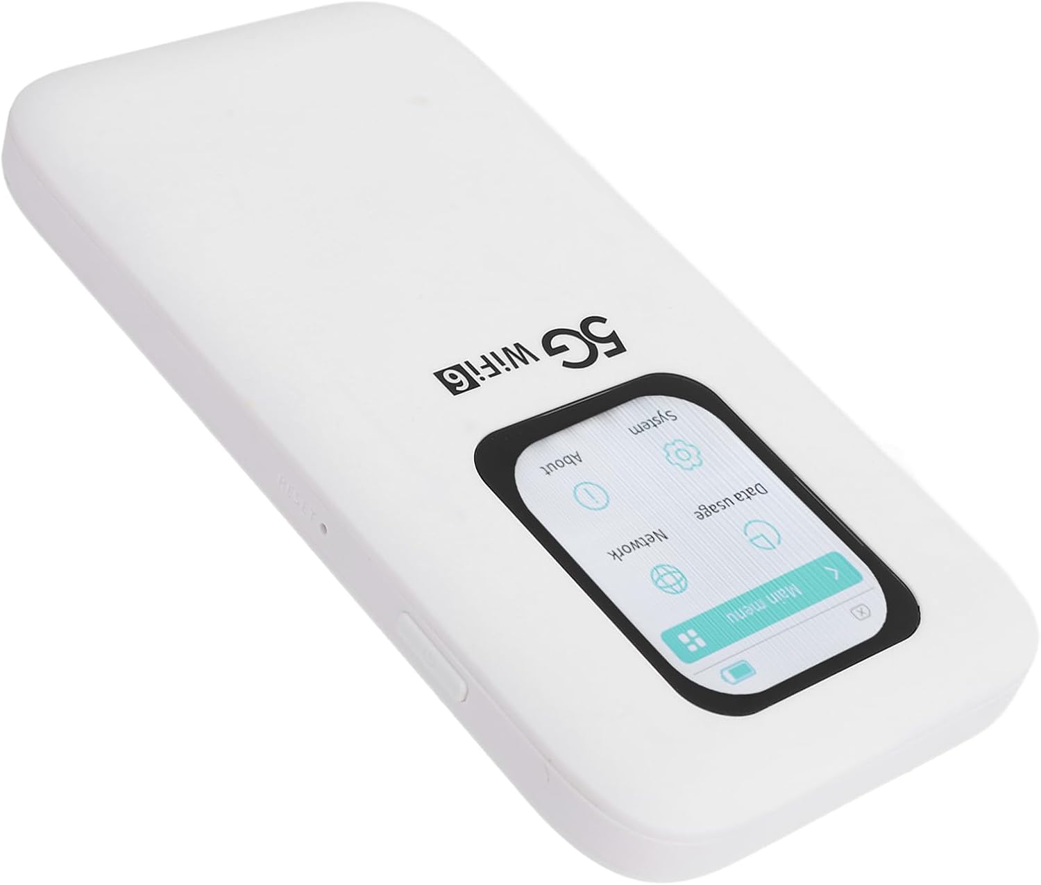 5G Wi Fi 6 Mobile Hotspot, Portable 5G Wi Fi Router, 2.01in Touch Screen Nano SIM Card Slot Design, Connects Up to 16 Devices, Pocket Wi Fi Device for Travel Office Dormitory