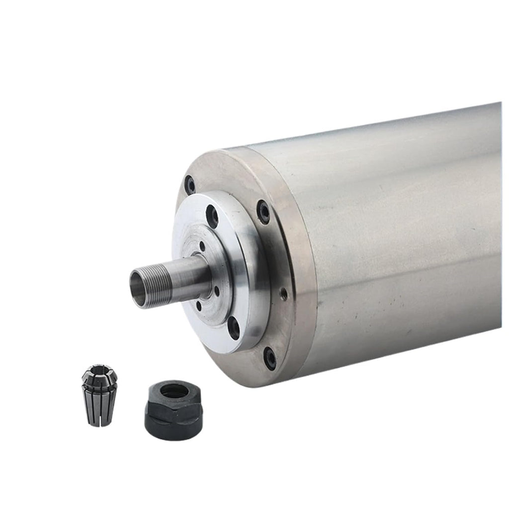 DIY Water-Cooled Motor 1.5KW ER11 Woodworking 220V 380V 4 Bearings for Router Engraving(1.5KW 380V)