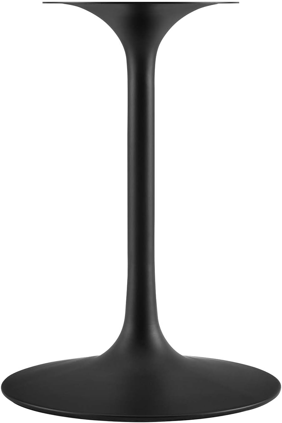 Modway Lippa 48' Oval Artificial Marble Dining Table, Black White