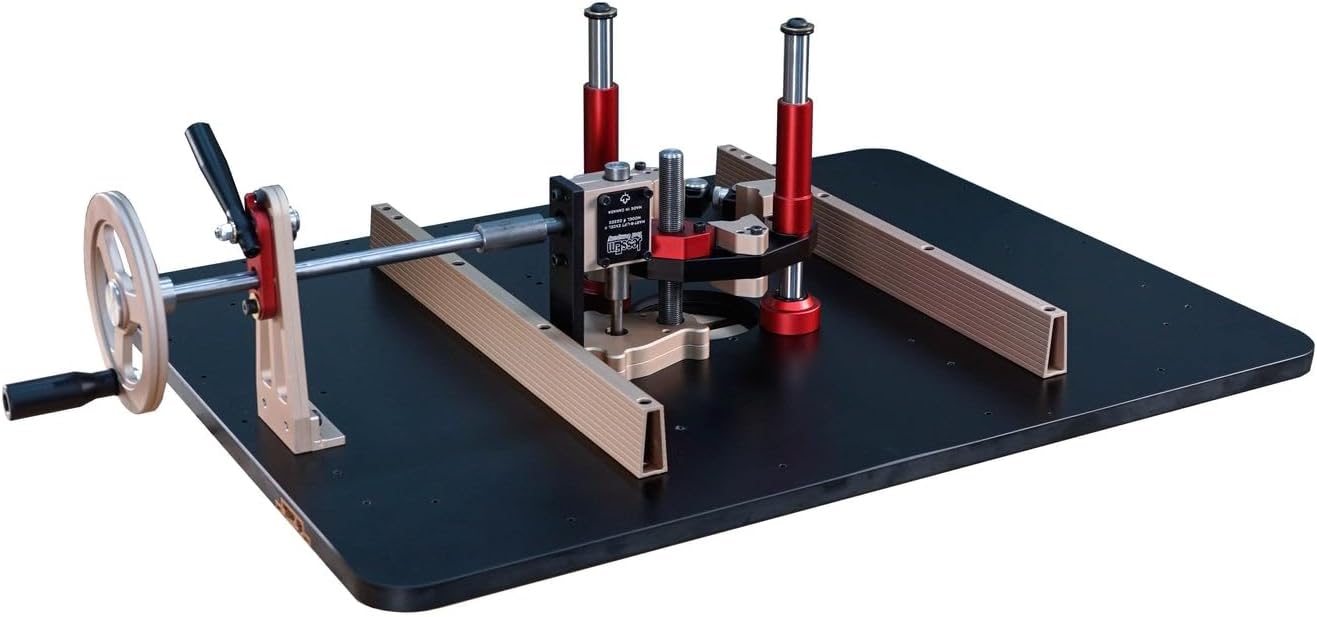 JessEm 02202B Mast-R-Lift Excel II Router Lift – Lift Only – Precision Router Table Lift with Built In Locking System