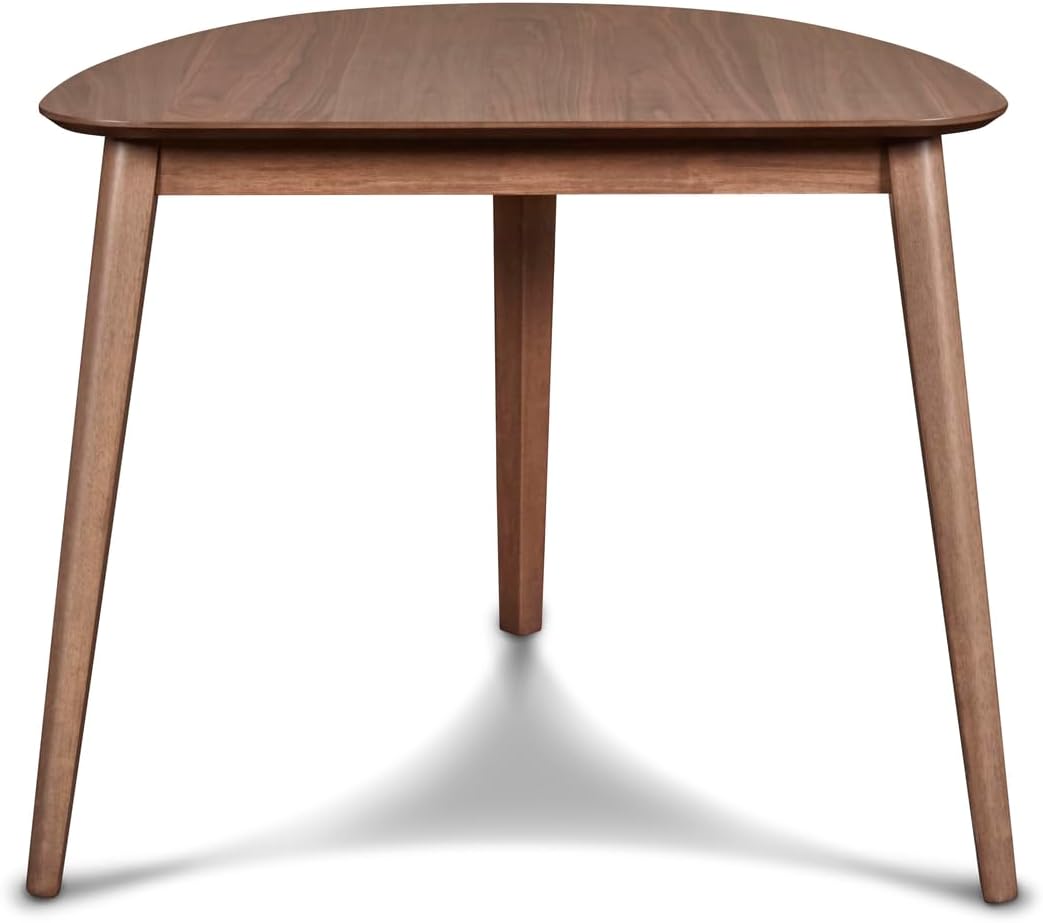 New Classic Furniture Oscar Wood Corner Table, Walnut