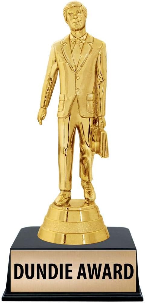 Crown Awards Salesman Trophies with Custom Engraving, 6' Personalized Salesman Trophy On Black Base