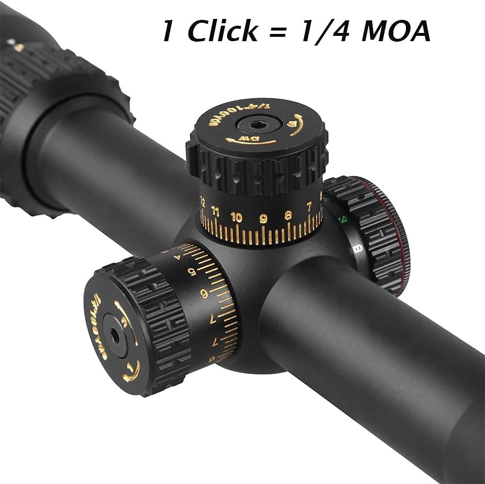 Rifle Scope 6-24x50 / 4-16x50 Red/Green/Blue llluminate Reticle AO Hunting Scope