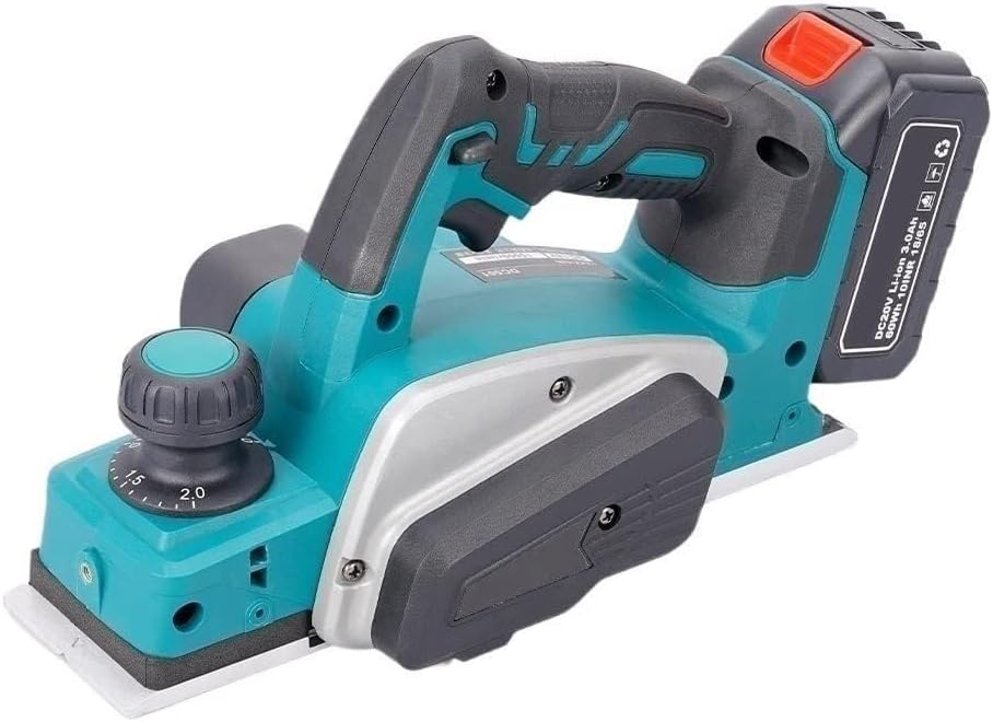Cordless Electric Planer, 15000rpm Electric Router Trimmer With Wrench Wood Cutting Machine Woodworking Tool(1battery 4.0a)