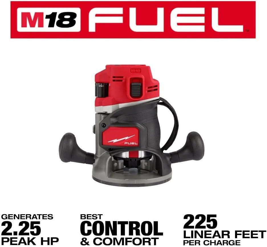 2838-21 Cordless Router for Milwaukee M18 18V FUEL 1/2' Router Kit - NEW