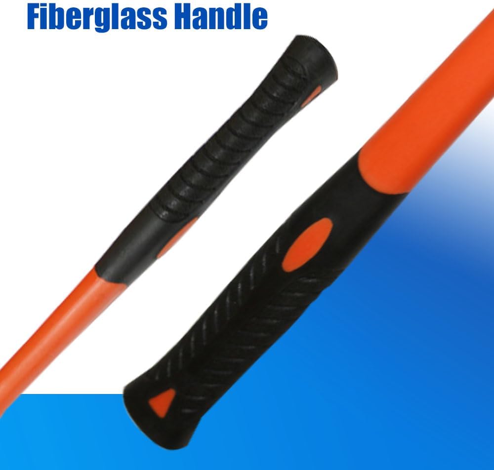 Nixalith Brass Mallet Hammer 32oz,Ball Pein Hammer With Fiberglass Handle,Length 340mm,Metalworking Tool,Non-magnetic Brass Hammer 910g