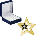 Crown Awards Twinkle Star Pins, Twinkle Star Pin with Blue Velvet Presentation Case, Prime